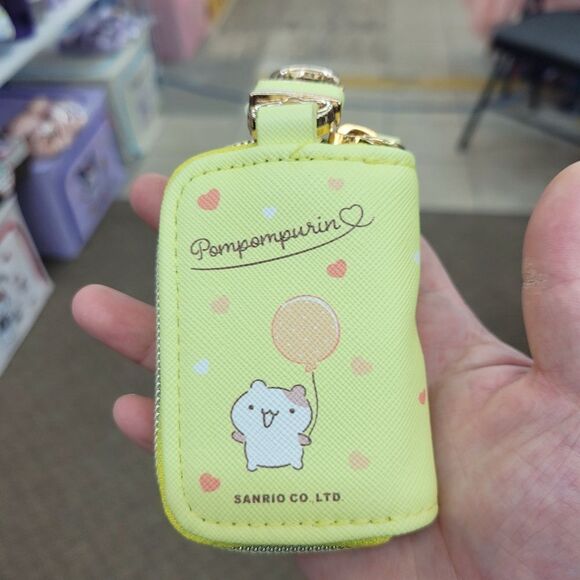 Brand New Japan Sanrio Pumpumpurin Keychain Pouch - Picture 3 of 11